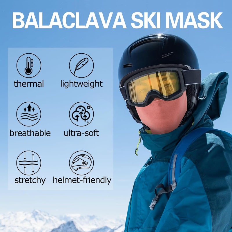 Oliumt Balaclava Ski Mask, Warm, Breathable & Lightweight, Full Coverage Fleece Winter Face Mask for Men & Women - Image 2
